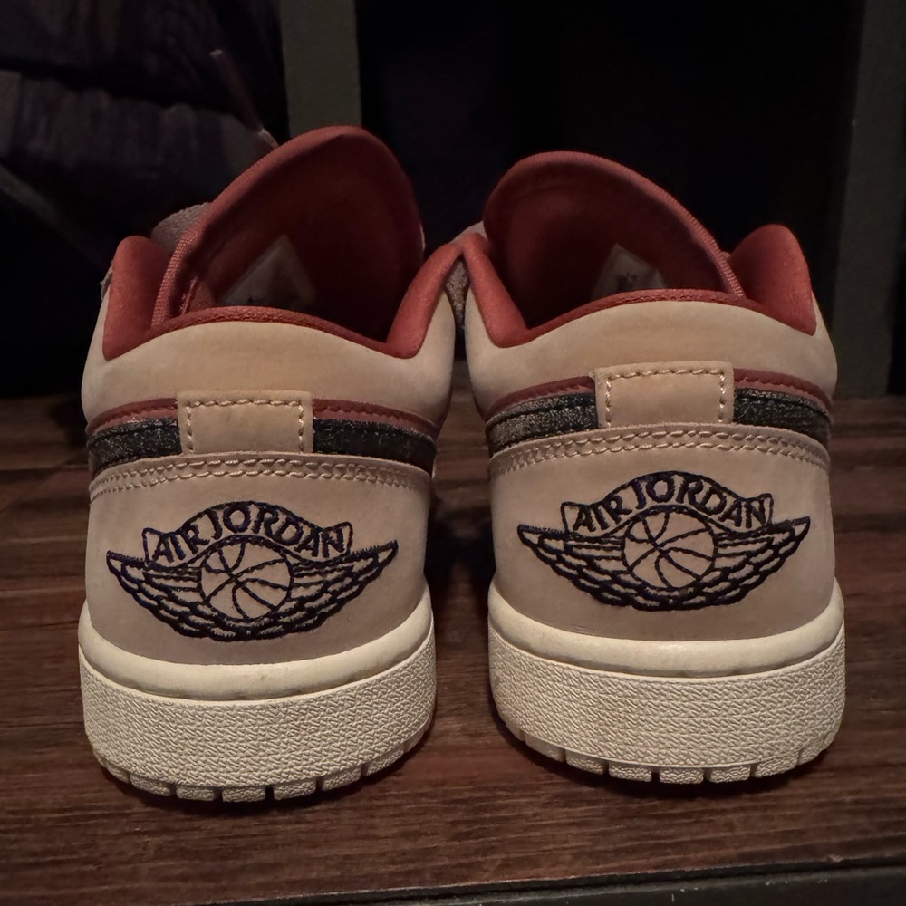 Jordan Women's Sneakers in Pink and Black - Picture 5 of 6